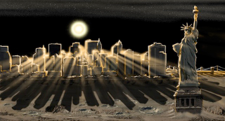 Illustration for article titled What New York City Would Look Like on Other Planets